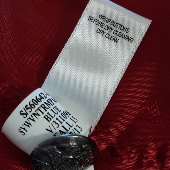 EUC Banana Republuc single button blazer in blue and white tweed, size 4 - Picture 4 of 8